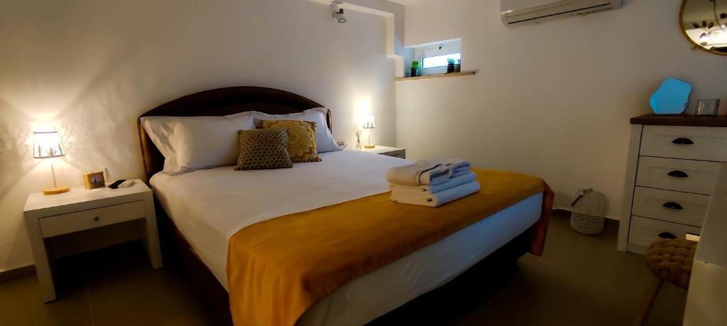 Posteľ alebo postele v izbe v ubytovaní Lemon Tree Apartment