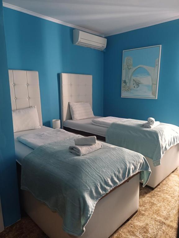 Postel nebo postele na pokoji v ubytování Villa Anri