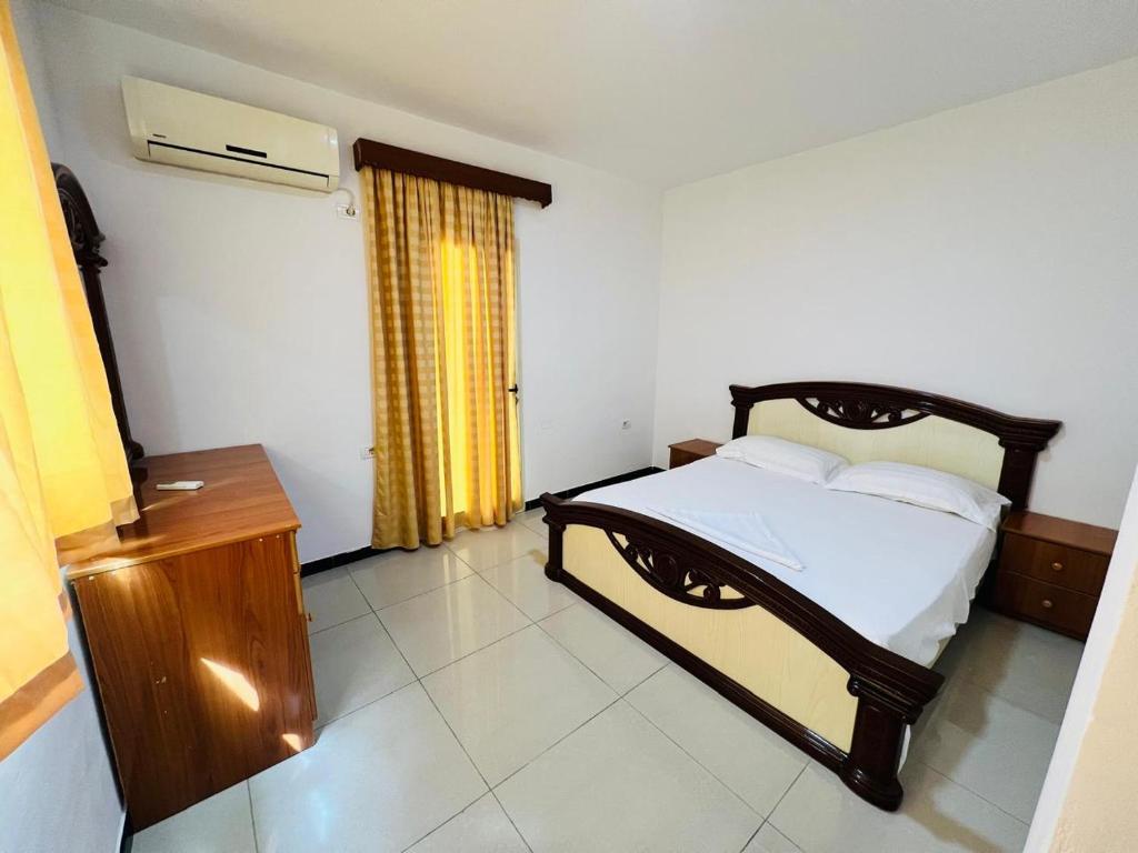 Postel nebo postele na pokoji v ubytování Hotel Jonufra