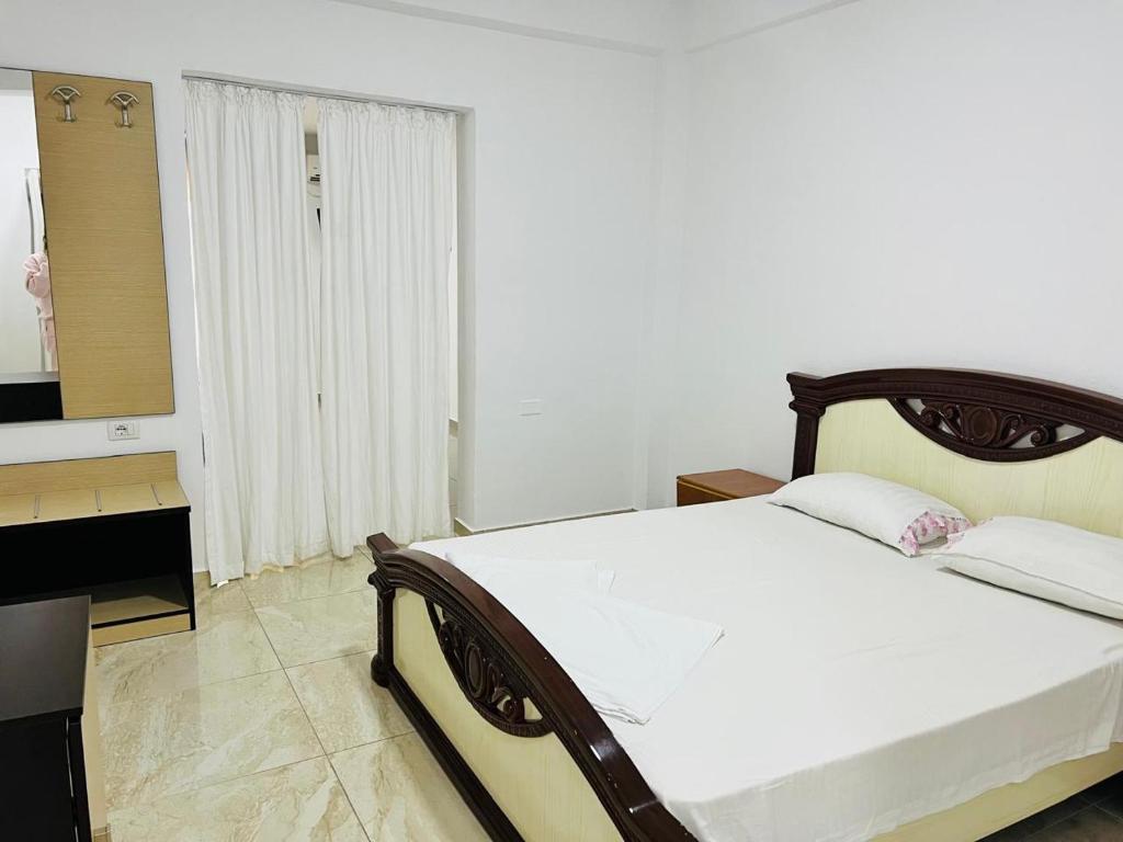 Postel nebo postele na pokoji v ubytování Hotel Jonufra