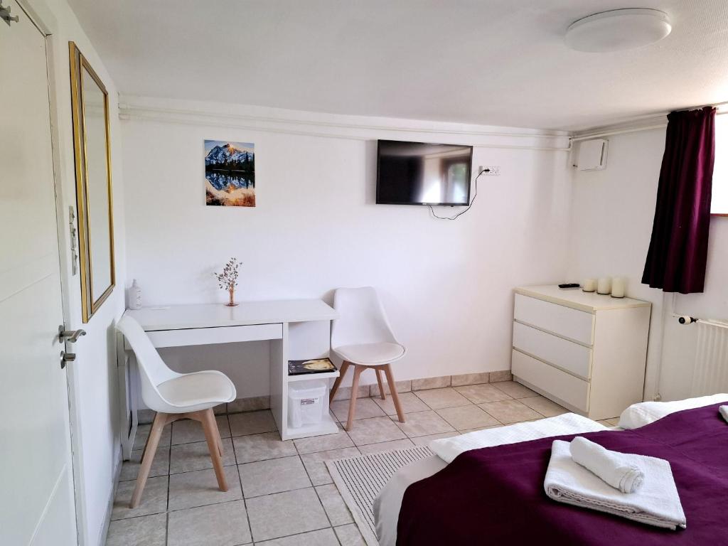 Postel nebo postele na pokoji v ubytování COZY VOGI Flat