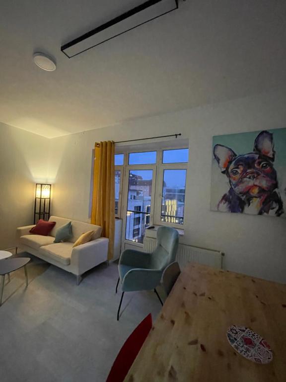 Postel nebo postele na pokoji v ubytování NEWBORN HOSTEL Prishtina
