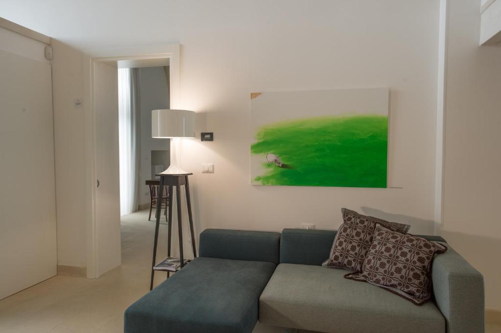 Posezení v ubytování Corte Campanile Boutique B&B