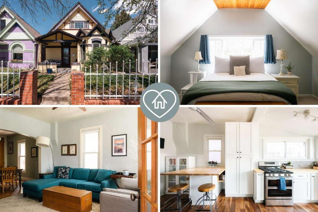 Køkken eller tekøkken på Charming Highlands Cottage - Walk to Shops & Eats