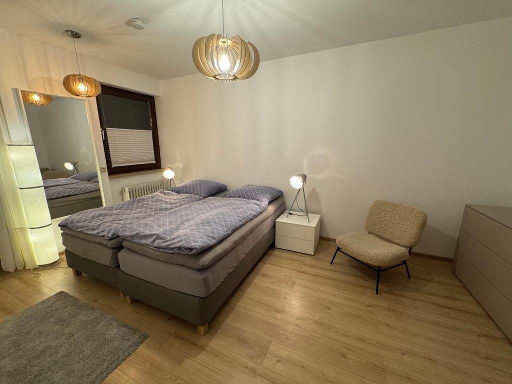 En eller flere senge i et værelse på Altstadtoase an der Marientormauer