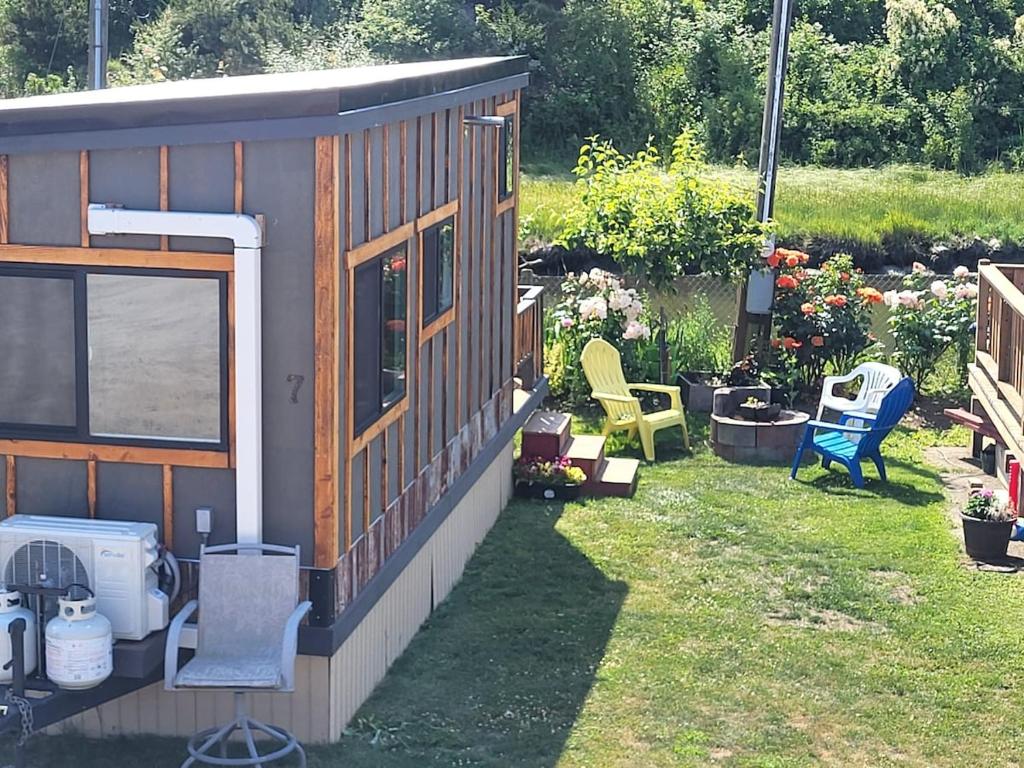Zahrada ubytování Tiny Home By The Beach
