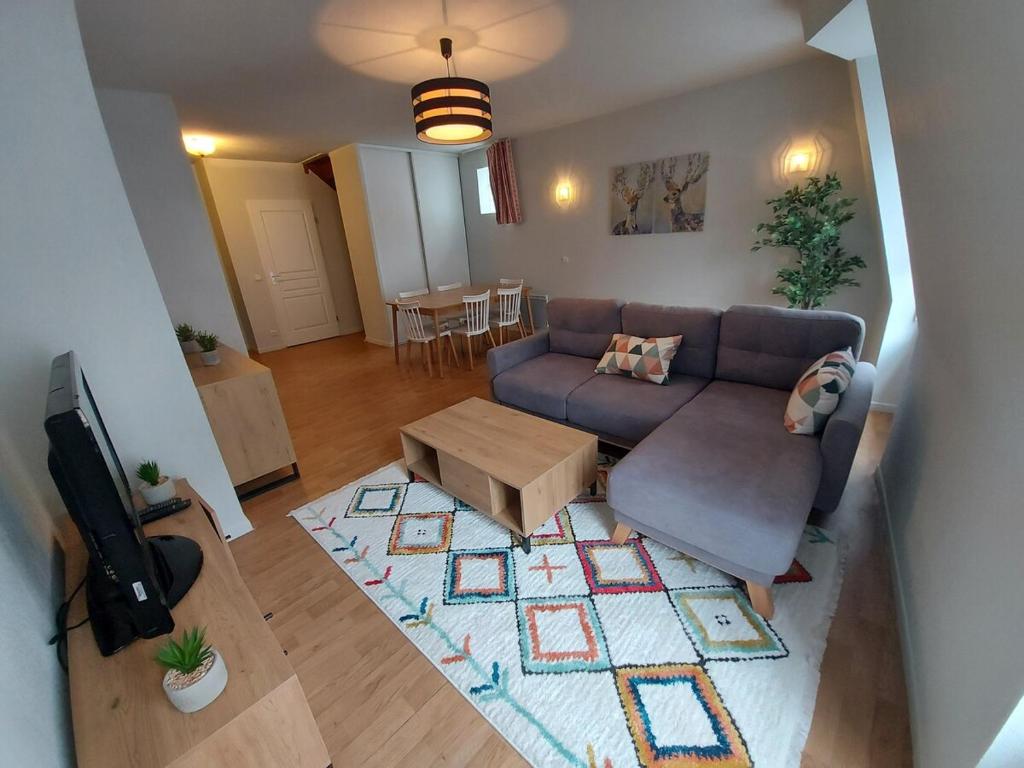 Zona d'estar a Appartement T3 hyper centre 6 pers