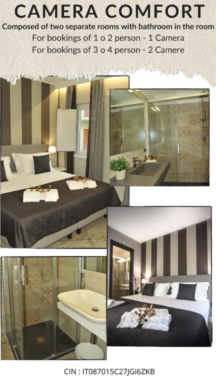 Posteľ alebo postele v izbe v ubytovaní ETNEA 454 Catania Luxury Rooms