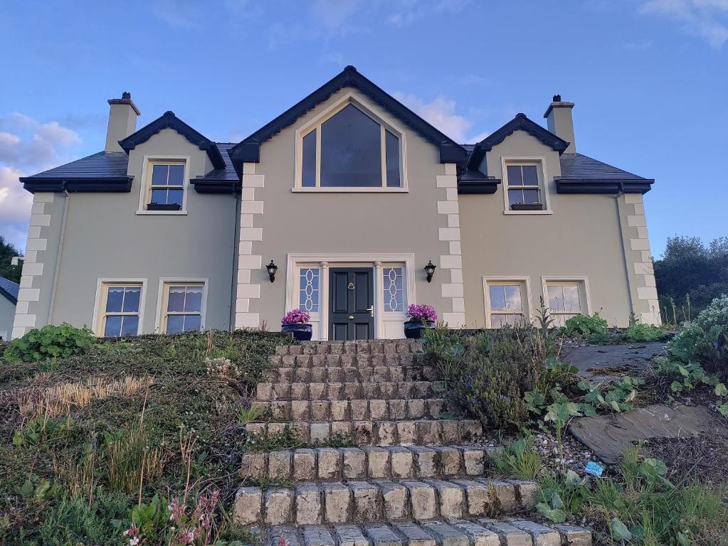 El edificio en el que está el bed and breakfast