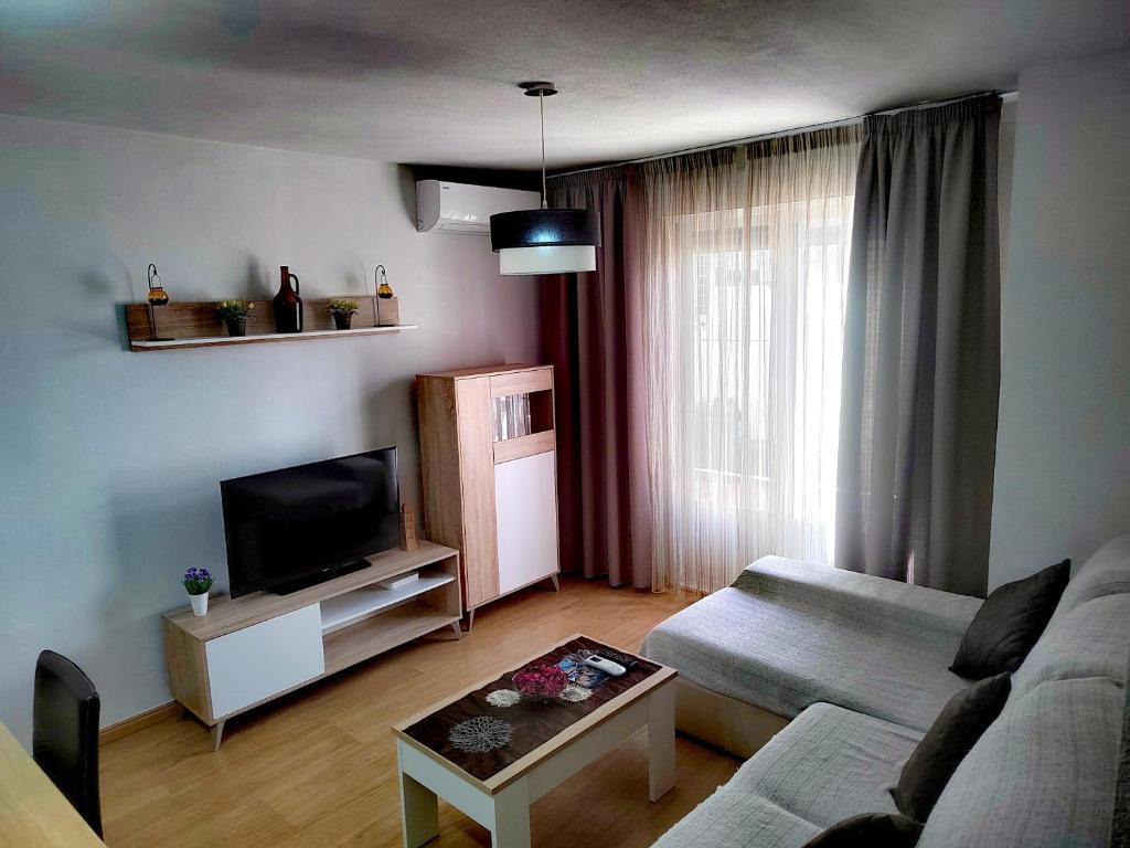 Telewizja i/lub zestaw kina domowego w obiekcie Apartamento Padial
