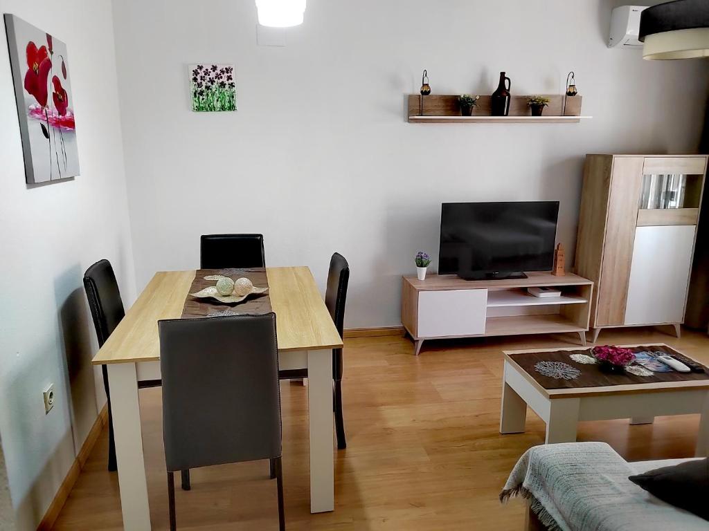 Telewizja i/lub zestaw kina domowego w obiekcie Apartamento Padial