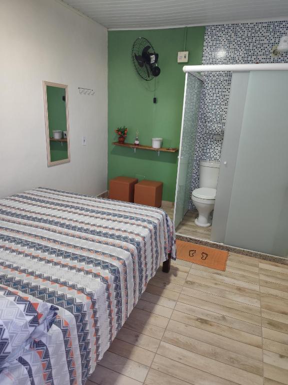 Postel nebo postele na pokoji v ubytování Hostel Unamar