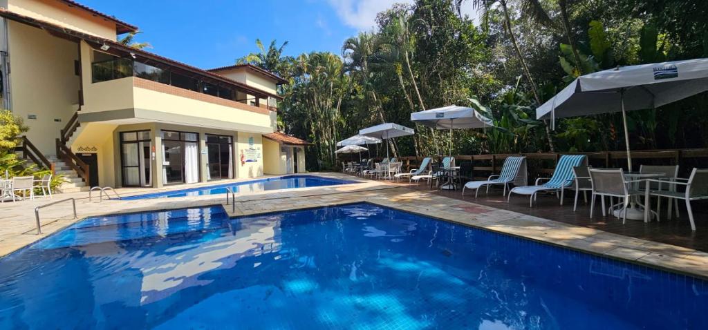 Swimmingpoolen hos eller tæt på Apto Riviera Piscina Aquecida