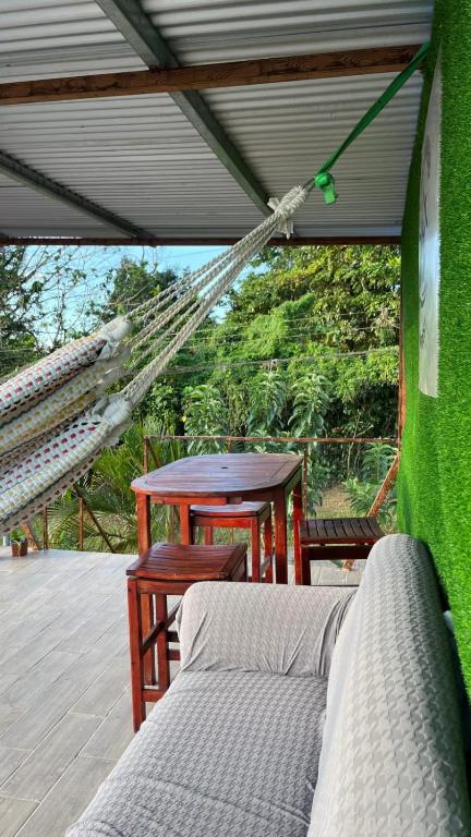 Posezení v ubytování Casa Nimbu Rainforest