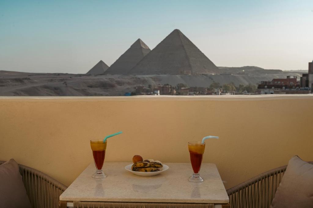 Nápoje v ubytování Oriental Pyramids View