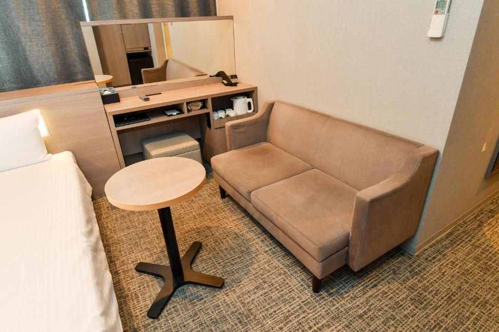 พื้นที่นั่งเล่นของ Sanco Inn Nagoya Shinkansen-guchi Annex