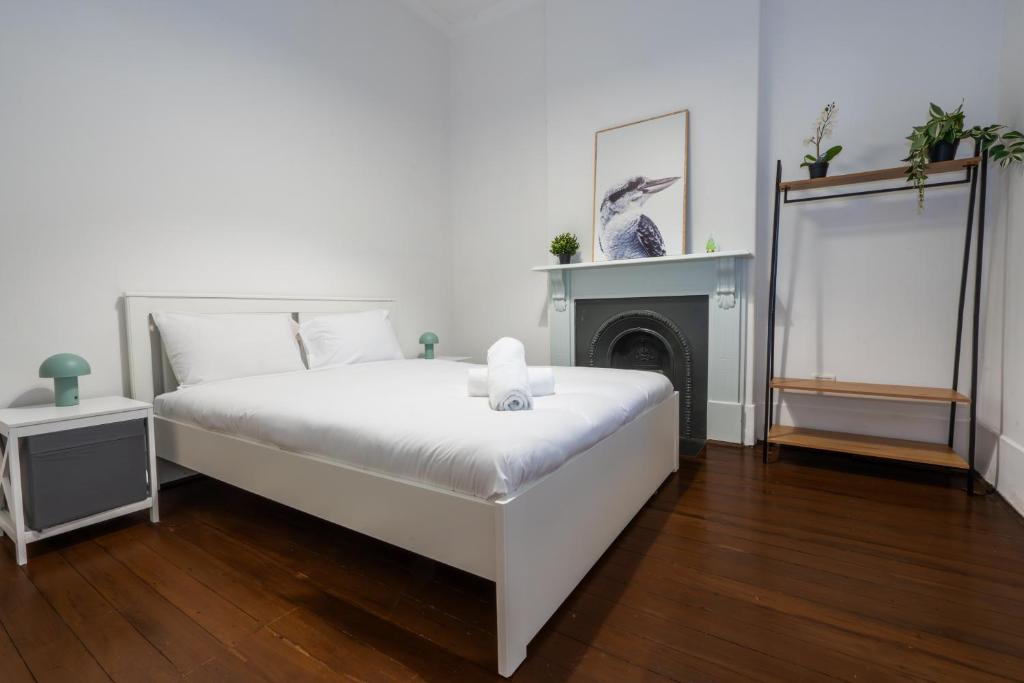 Katil atau katil-katil dalam bilik di The Rawson House at the heart of Newtown