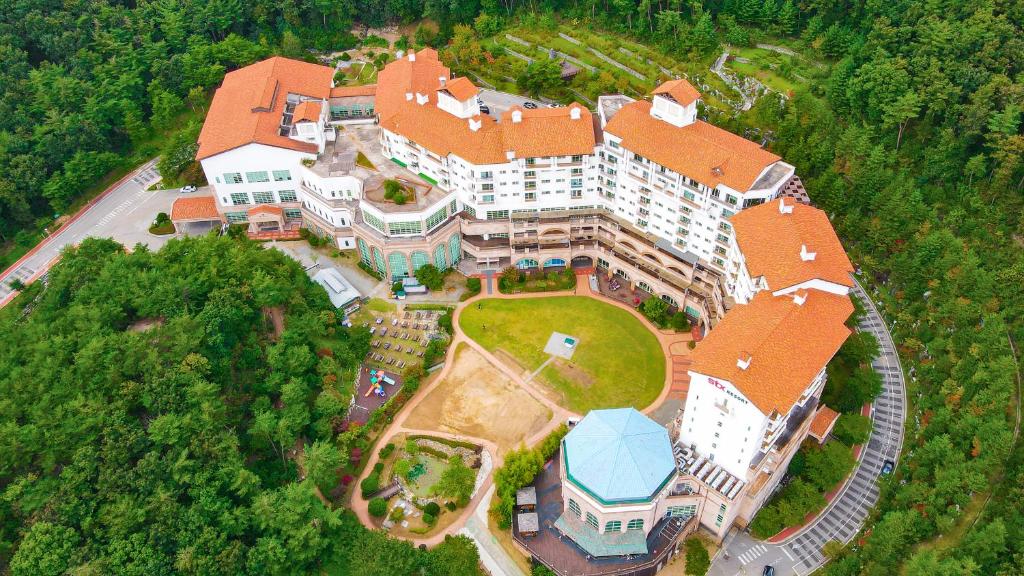 Letecký snímek ubytování STX Resort