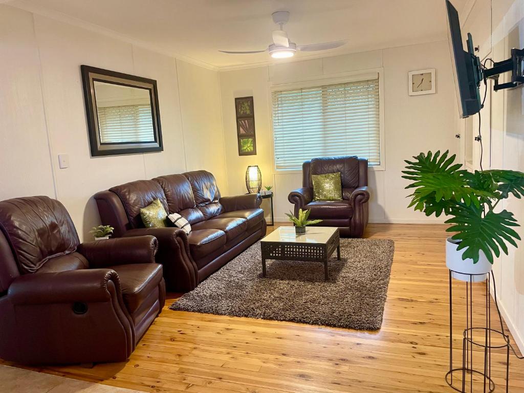 Un lugar para sentarse en Private duplex in Rangeville