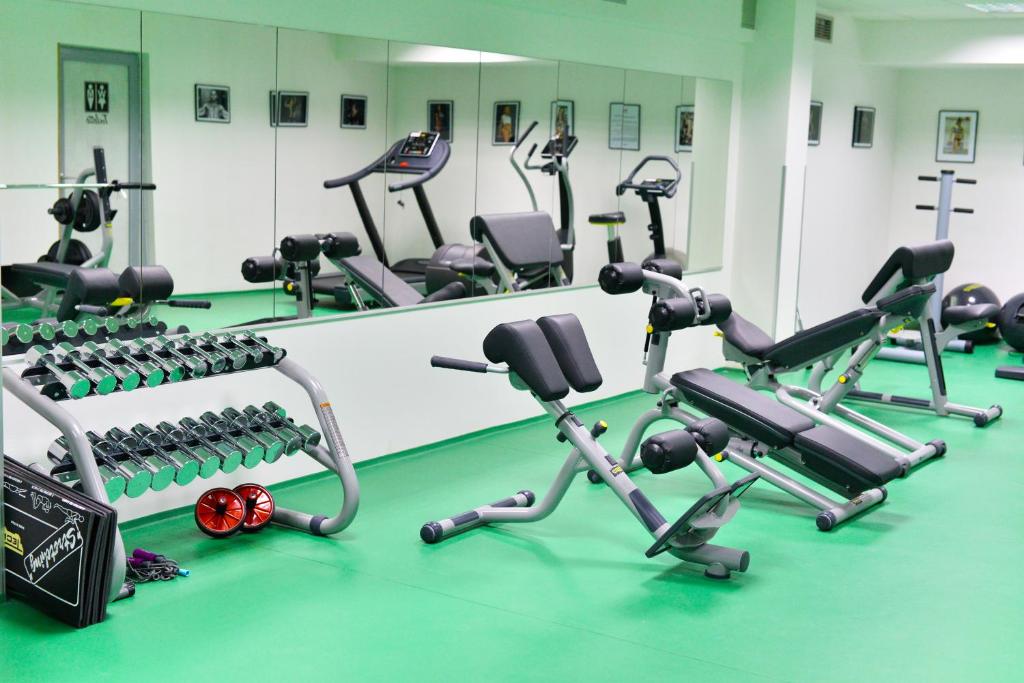 Fitness centrum a/nebo fitness zařízení v ubytování Hotel Ana Lux Spa