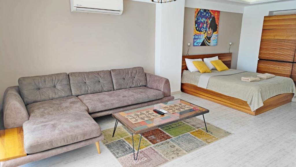 Postel nebo postele na pokoji v ubytování Edelweiss Success Home Beach