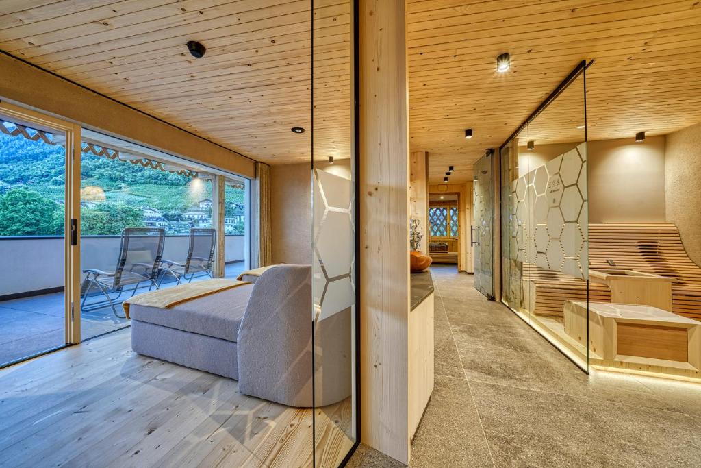 Koupelna v ubytování Eco Bnb & Apartments Bründlerhof