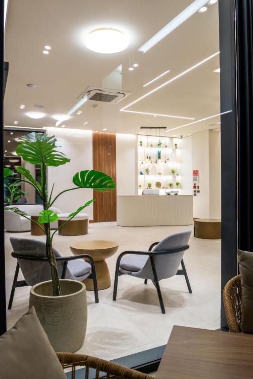 Posezení v ubytování Euro Hotel