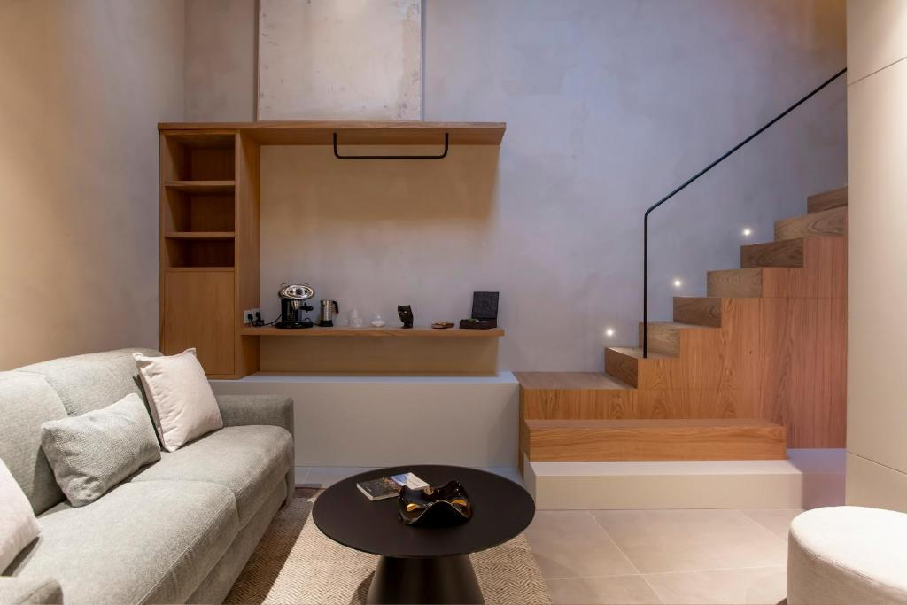 Posezení v ubytování Locanda Expanificio