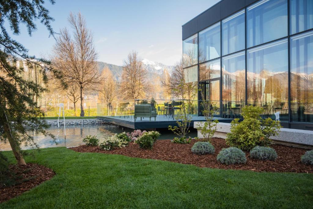 Zahrada ubytování DION Hotel Wattens
