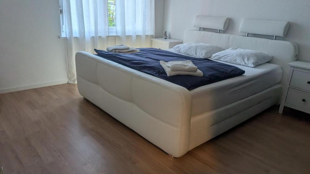 Postel nebo postele na pokoji v ubytování Luxury Apartment in very Good Location near Basel City