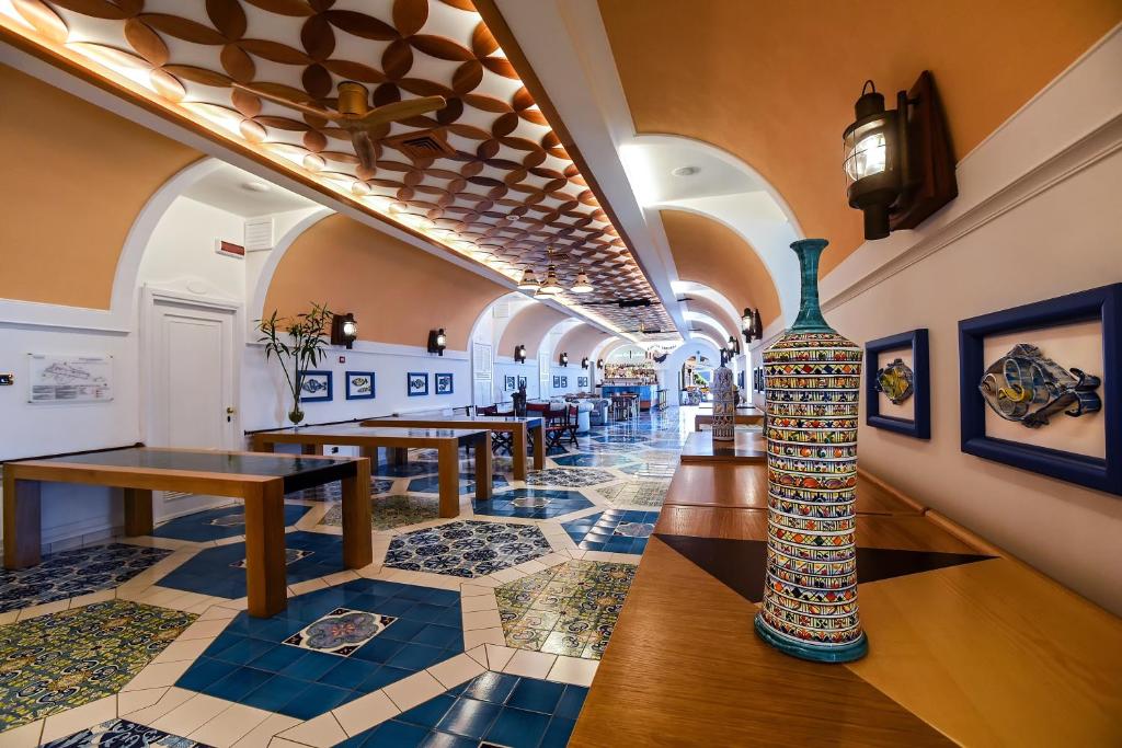 Restaurace v ubytování Ravello Art Hotel Marmorata