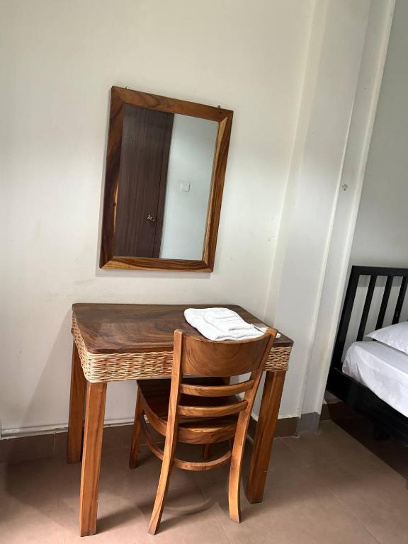 Postel nebo postele na pokoji v ubytování Hostel FUJI
