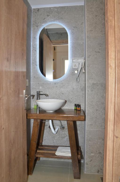 Koupelna v ubytování Centroom Suites