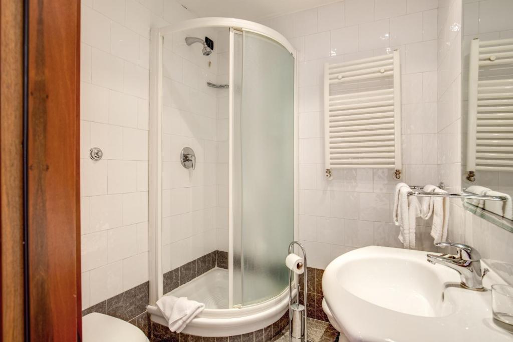Koupelna v ubytování Hotel San Marco