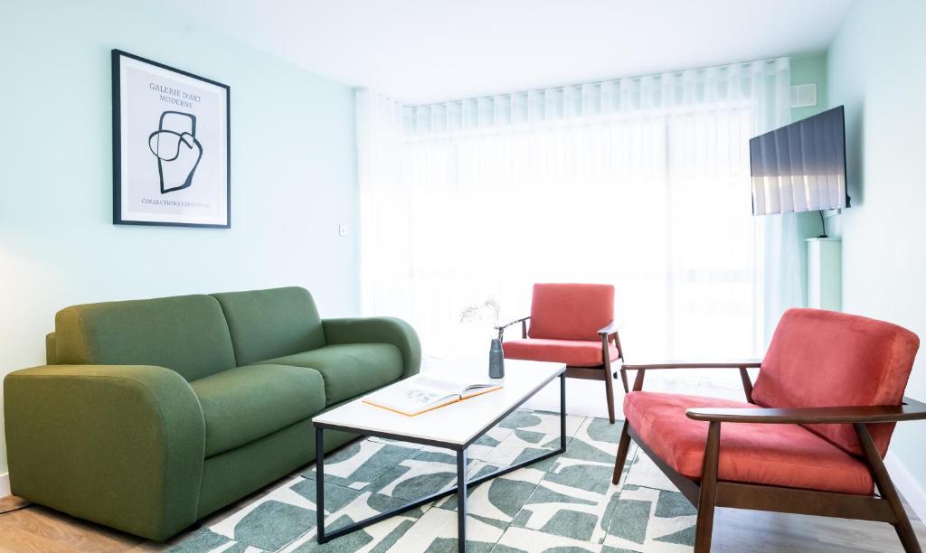 Posezení v ubytování Staycity Aparthotels Dublin Augustine