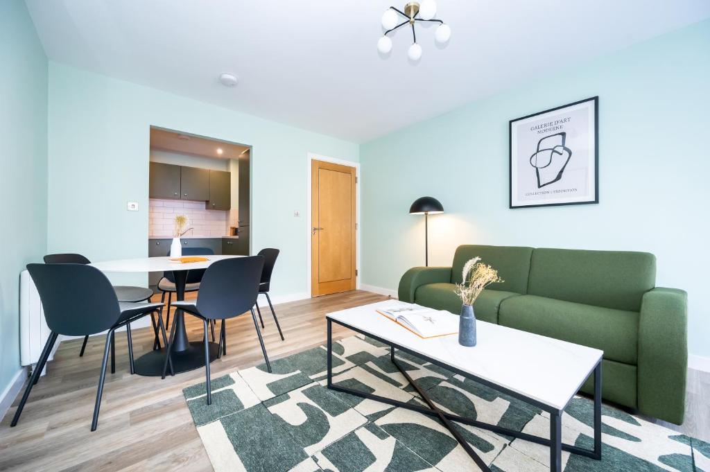 Posezení v ubytování Staycity Aparthotels Dublin Augustine