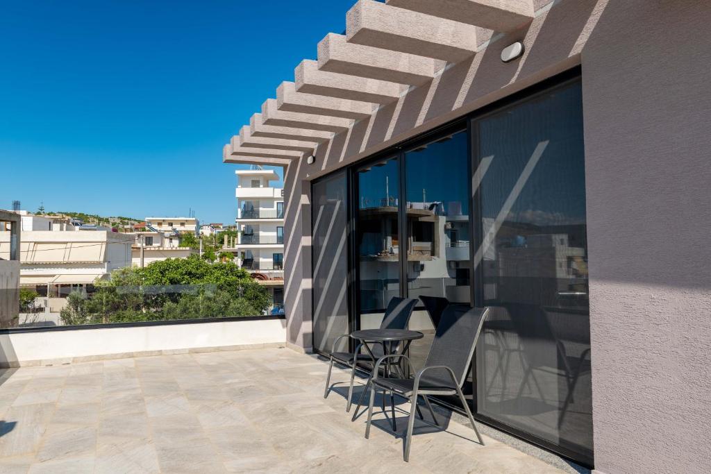 Balkón nebo terasa v ubytování Vullkan Hotel