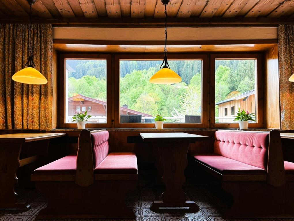 Posezení v ubytování Pension Auwirt Saalbach