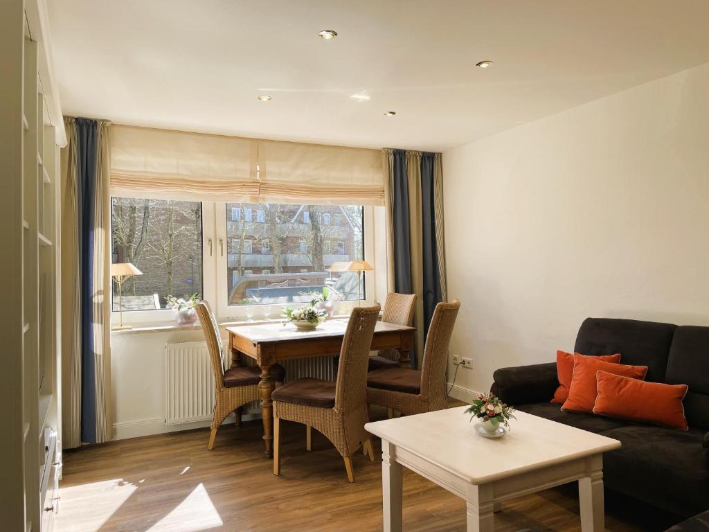 Posezení v ubytování Leuchtturm