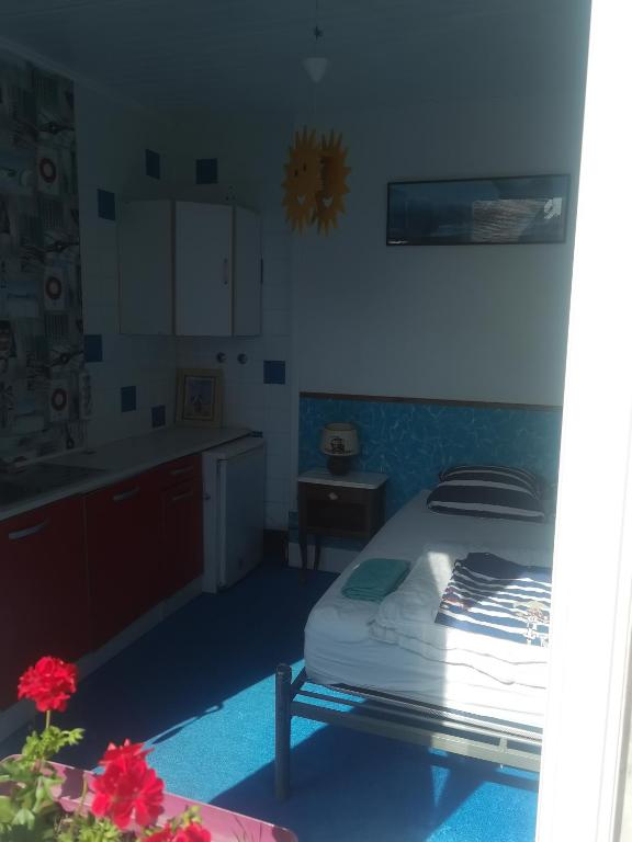 Kuchyň nebo kuchyňský kout v ubytování La Chaloupe Chambres d'hotes