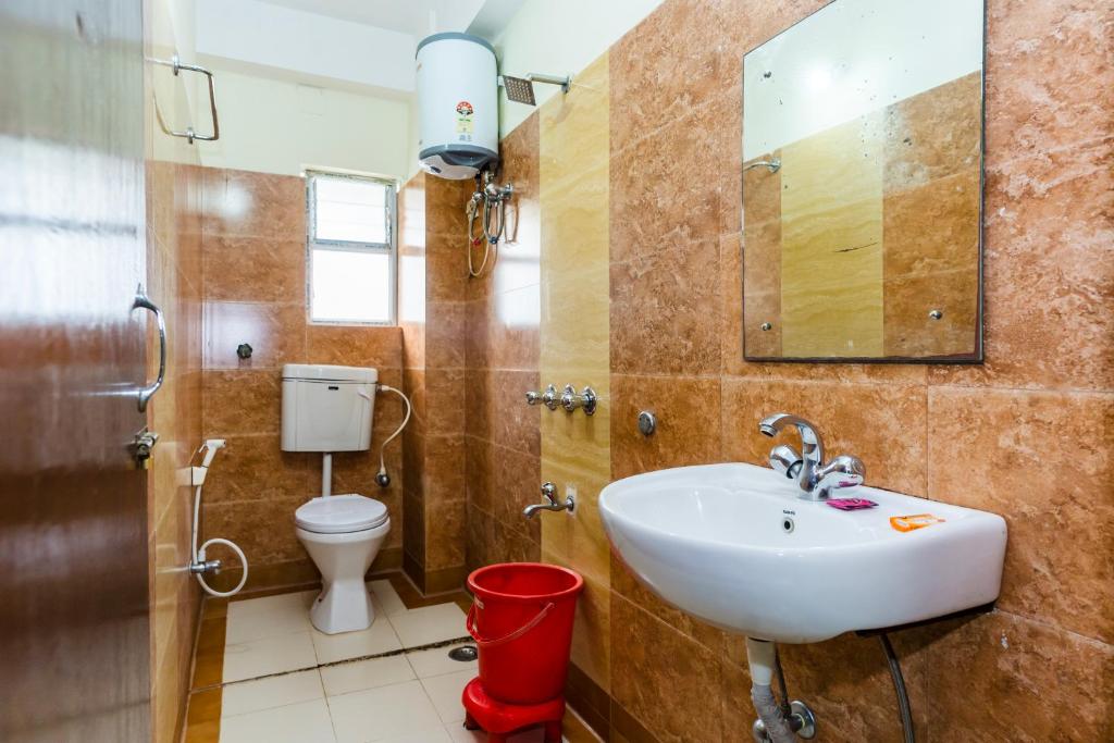 Koupelna v ubytování HOTEL NILADRII GALAXY