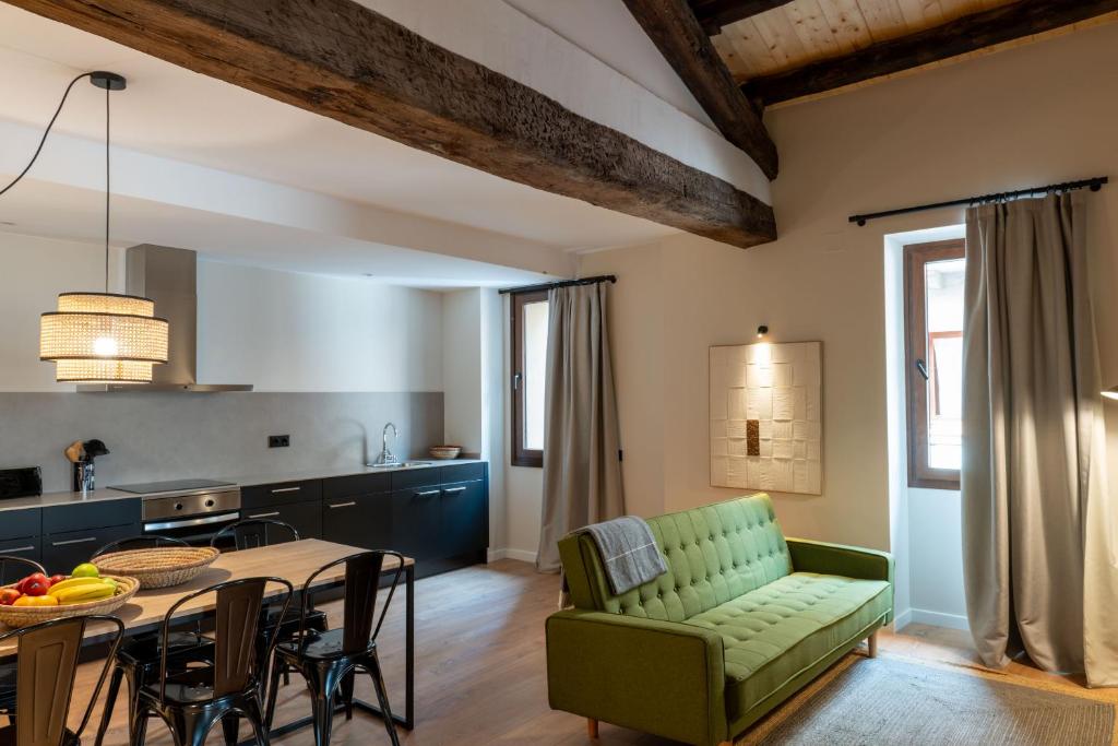 Χώρος καθιστικού στο Apartaments Casa Maragall