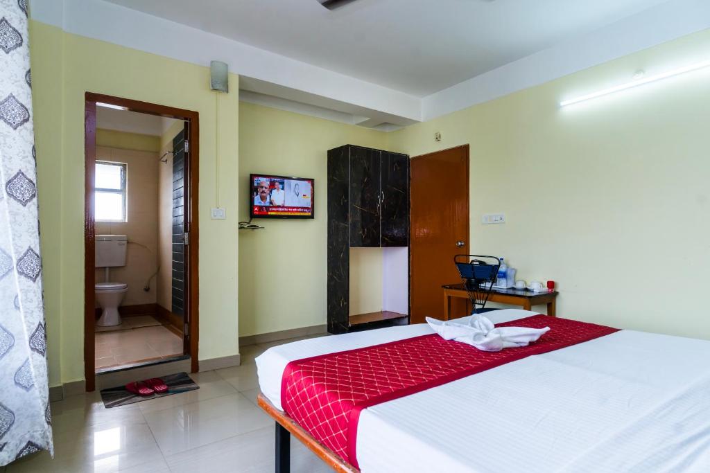 TV a/nebo společenská místnost v ubytování HOTEL NILADRII GALAXY