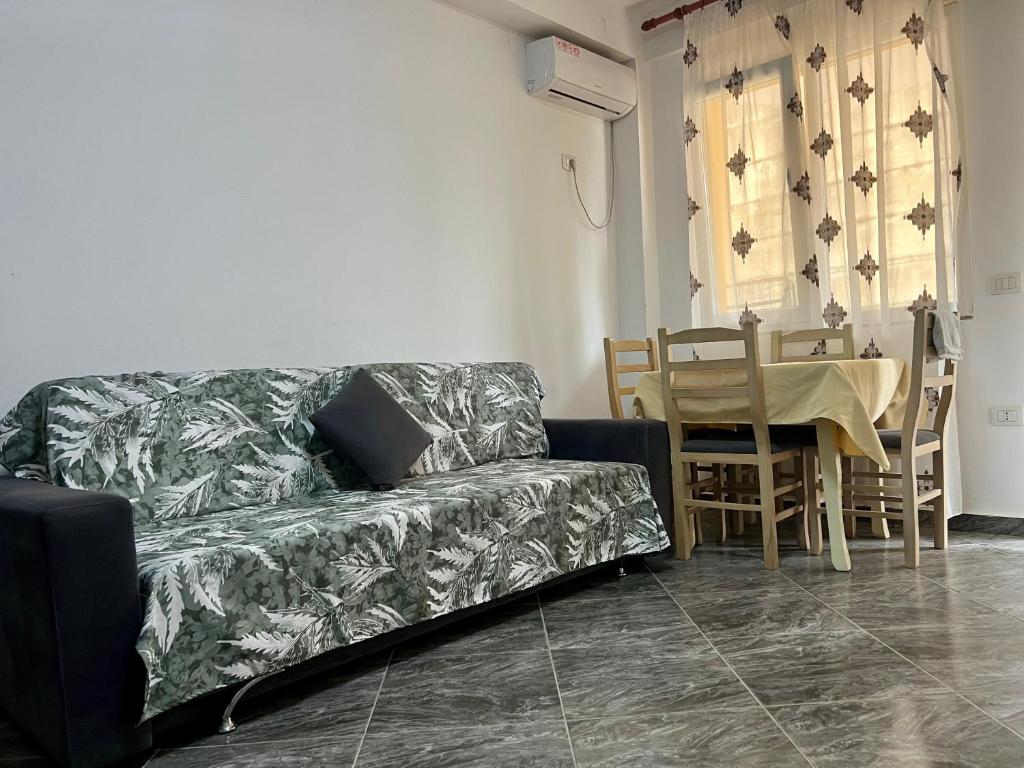 Posezení v ubytování Shengjin Apartments