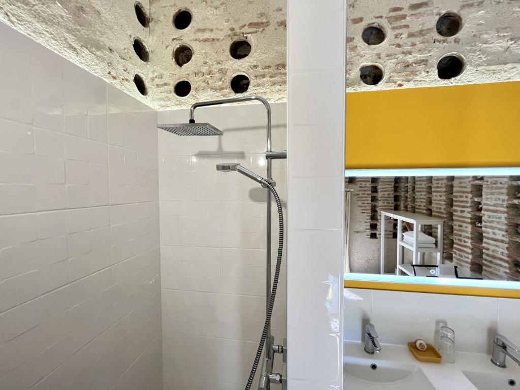 Koupelna v ubytování Le Clos des Châteaux