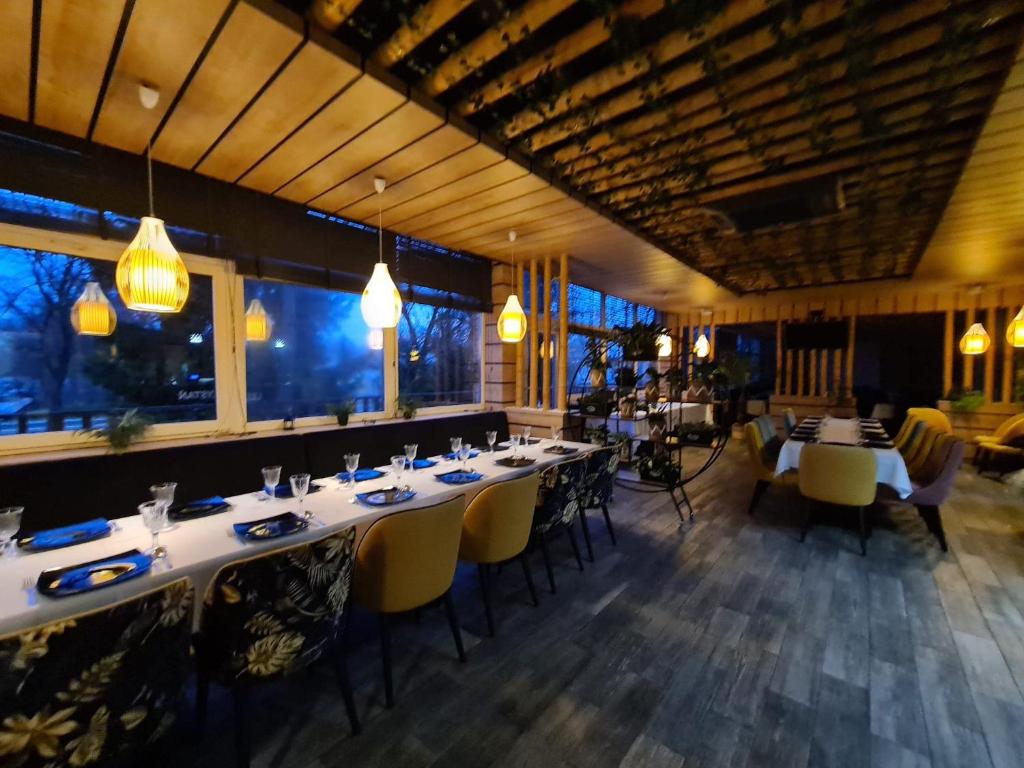 Restaurace v ubytování Leśna Przystań