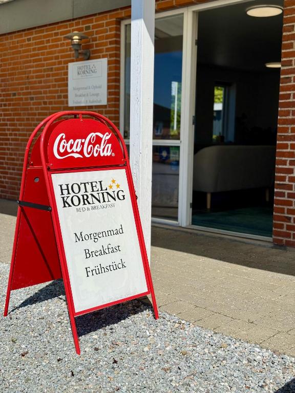 Certifikát, hodnocení, plakát nebo jiný dokument vystavený v ubytování Hotel Korning