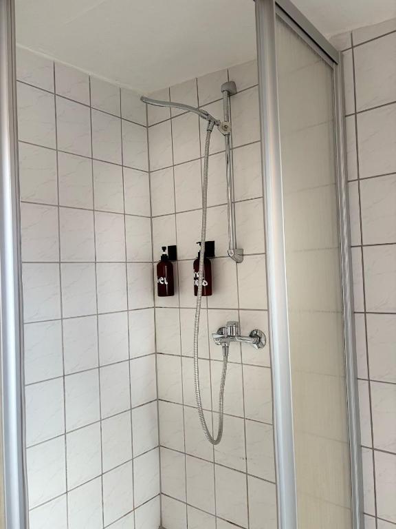 Koupelna v ubytování Gasthof Rhönlust zentrum