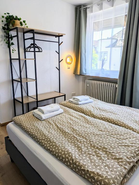 Postel nebo postele na pokoji v ubytování Ferienwohnungen Marcushof
