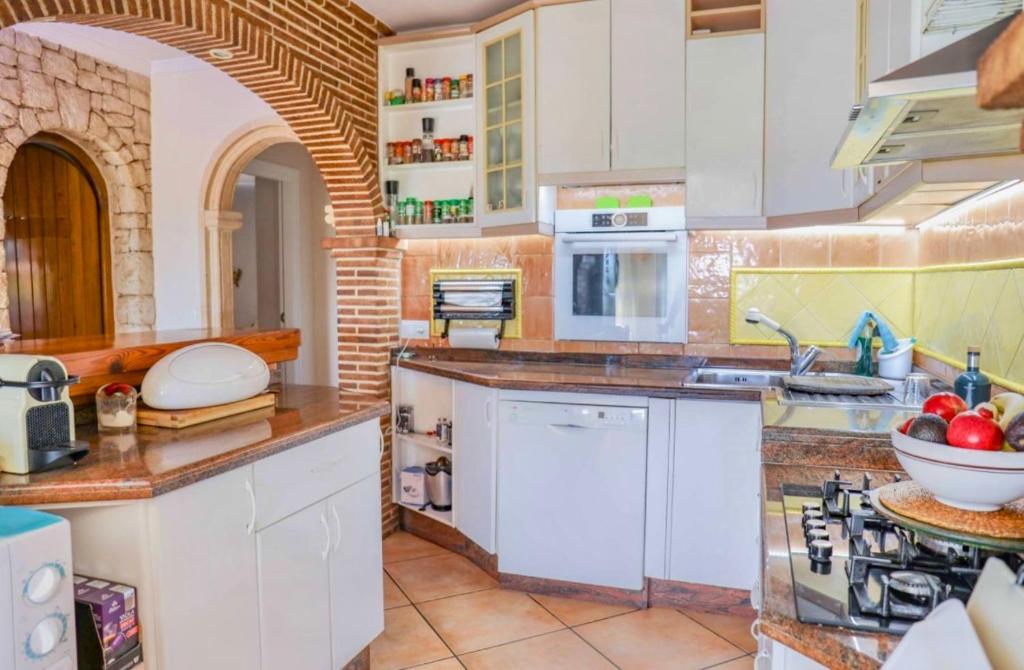 Küche/Küchenzeile in der Unterkunft Villa Narby